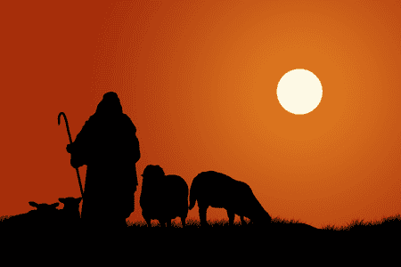 image of shepherd to symbolize self-guidance in alcohol recovery