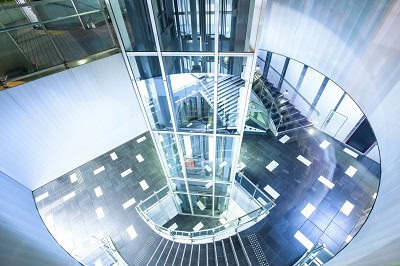 image of elevator to symbolize addiction in culture of convenience