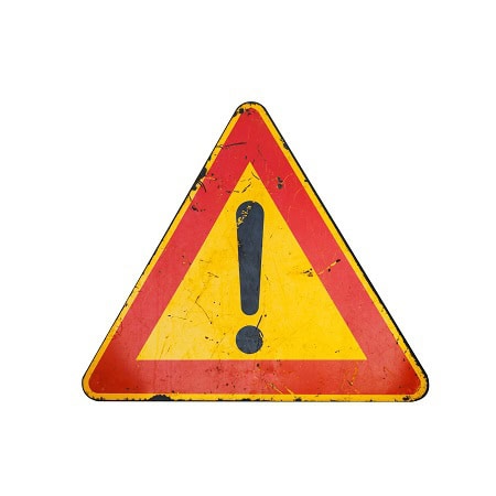 image of warning sign symbolizing harmful addiction treatment