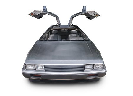 image of back to future car to symbolize prediction of the future of rehab 