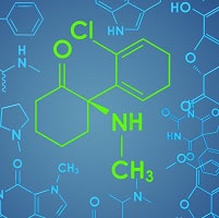 image of ketamine molecule