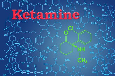 image of ketamine molecule